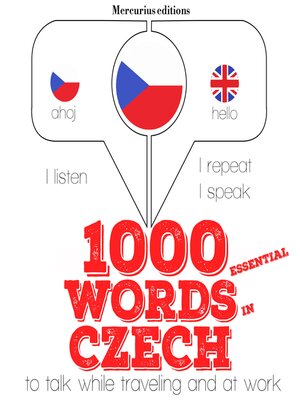 cover image of 1000 essential words in Czech
